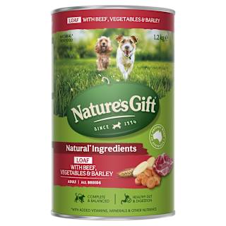 Nature's Gift Loaf Beef, Barley & Vegetables Wet Dog Food