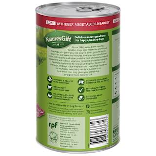 Nature's Gift Loaf Beef, Barley & Vegetables Wet Dog Food