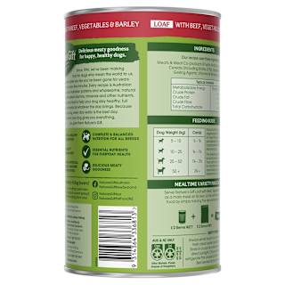 Nature's Gift Loaf Beef, Barley & Vegetables Wet Dog Food
