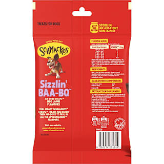 Schmackos Strapz Dog Treat BBQ Lamb