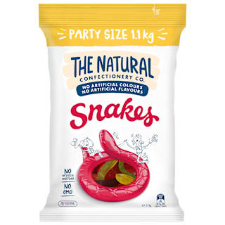 The Natural Confectionery Co. Snakes Lollies