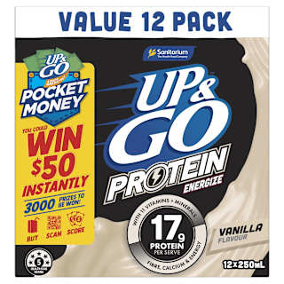Up & Go Protein Energize Vanilla