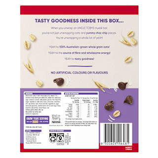 Uncle Tobys Chewy Choc Chip Bars
