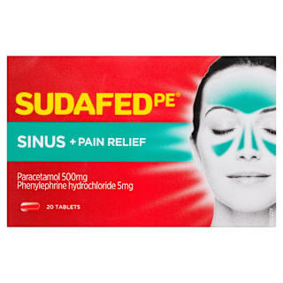 Sudafed PE Sinus + Pain Relief Tablets