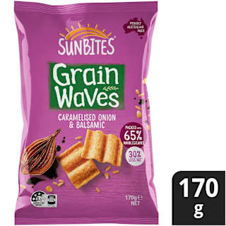 Sunbites Grain Waves Caramelised Onion & Balsamic