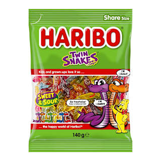 Haribo Twin Snakes Sweet & Sour