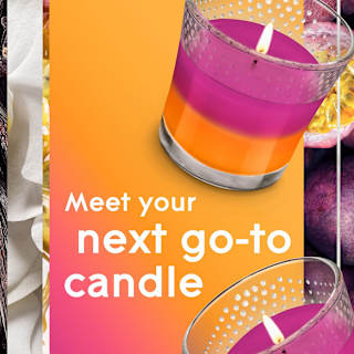 Glade Candle Energize 2 in 1 Vanilla Passion Fruit + Hawaiian Breeze