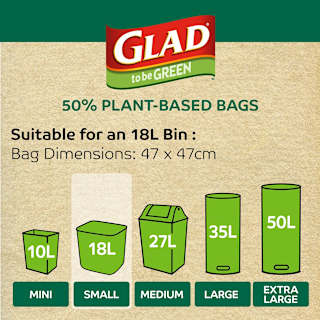 Glad to be Green 50% Plant Based Bags Smal