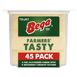 Bega Farmers' Tasty Natural Cheese Slices