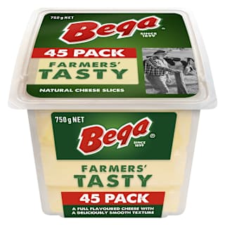 Bega Farmers' Tasty Natural Cheese Slices