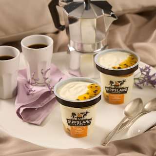Gippsland Dairy Passionfruit Twist Yoghurt