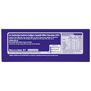 Cadbury Caramilk Ice Cream Sticks