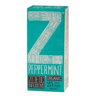 Zoetic Infusions Organic Peppermint Tea Bags