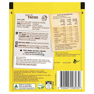 Old El Paso Taco Spice Mix Extra Mild