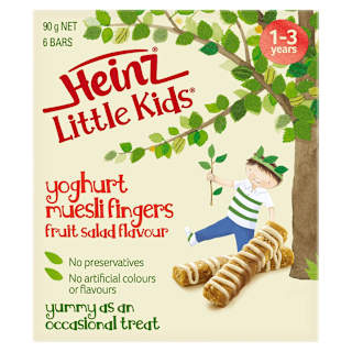Heinz Yoghurt Muesli Fingers Fruit Salad Toddler Food 1-3 Years