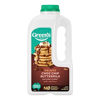 Green's Temptations Choc Chip Buttermilk Pancake Shake
