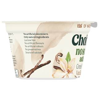 Chobani No Sugar Added Greek Yoghurt Vanilla Bean