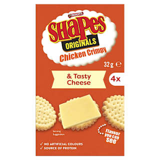 Arnott's Chicken Crimpy & Tasty Cheese Shapes