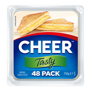 Cheer Cheese Tasty Slices 36 Pack