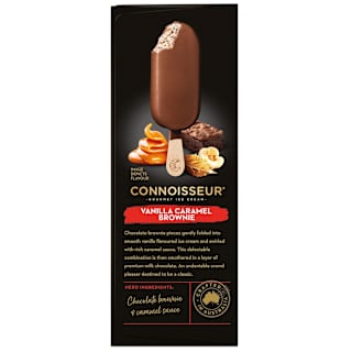 Connoisseur Vanilla Caramel Brownie