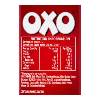OXO Beef Cubes