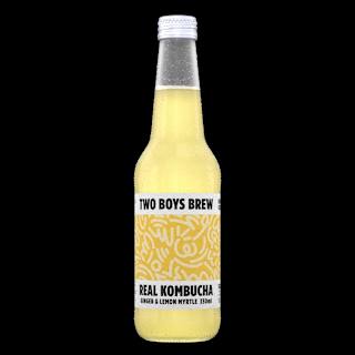Two Boys Brew Silk Road Ginger & Lemon Myrtle Kombucha