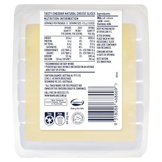 Mainland Tasty Cheddar Cheese Slices