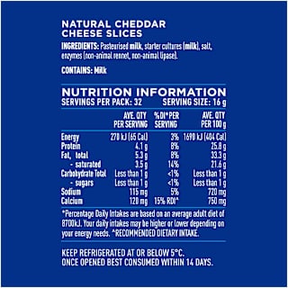 Cheer Cheese Tasty Cheese 32 Slices