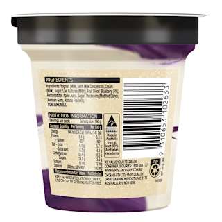 Gippsland Twist Blueberry Yoghurt