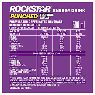 Rockstar Punched Energy & Guava Drink
