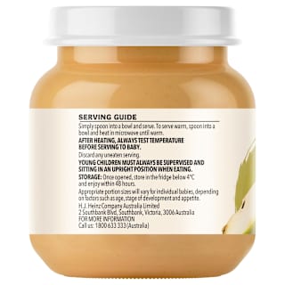 Heinz Pear Baby Food Jar 4+ months