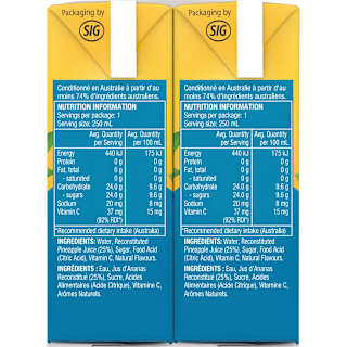 Golden Circle Pineapple Burst Fruit Drink Multipack Poppers