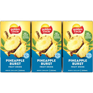 Golden Circle Pineapple Burst Fruit Drink Multipack Poppers