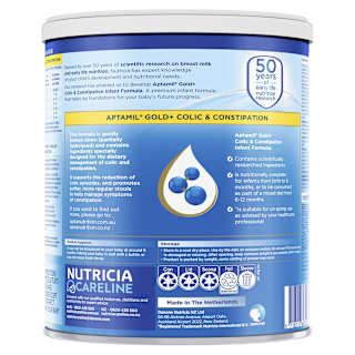 Aptamil Gold+ Colic & Constipation Baby Infant Formula From Birth to 12 Months 900 grams