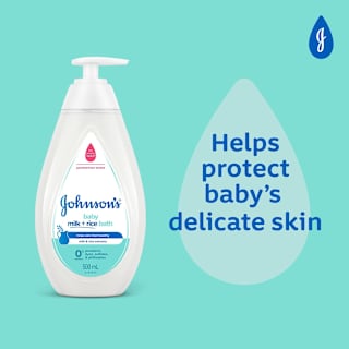 Johnson's Baby Bath Milk + Rice