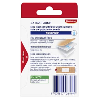 Elastoplast Extra Tough Waterproof Plasters