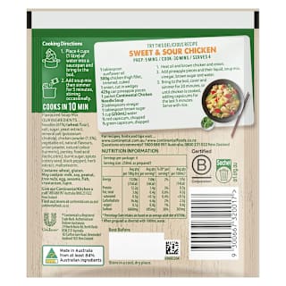 Continental Simmer Soup Chicken Noodle