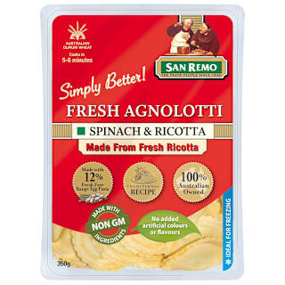 San Remo Fresh Agnolotti Spinach & Ricotta