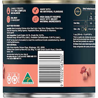 My Dog Beef And Veal Loaf Classics Wet Dog Food Can