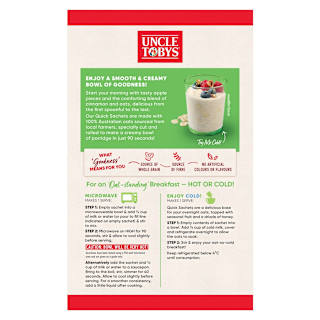 Uncle Tobys Oat Quick Apple Cinnamon