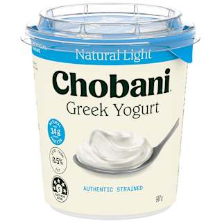 Chobani Greek Yoghurt Natural Light