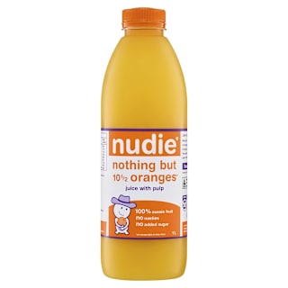 Nudie Juice Nothing But Orange Juice With Pulp