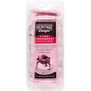 Heritage Delight Meringue Nests Strawberry