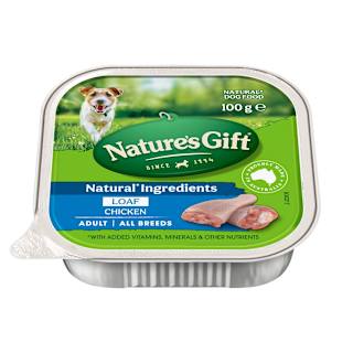Nature's Gift Dog Food Chicken Loaf