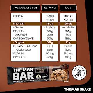 The Man Bar Protein Chunky Chocolate