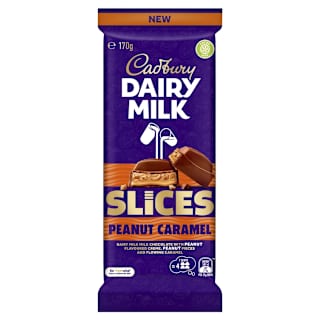 Cadbury Peanut Caramel Slice
