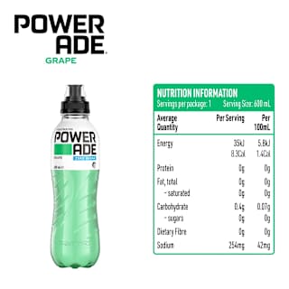 Powerade Zero Sugar Grape