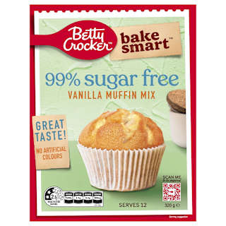 Betty Crocker Bake Smart Muffin Mix 99% Sugar Free Vanilla