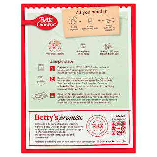 Betty Crocker Bake Smart Muffin Mix 99% Sugar Free Vanilla