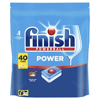 Finish Power Auto Dishwash Tablets Lemon Sparkle